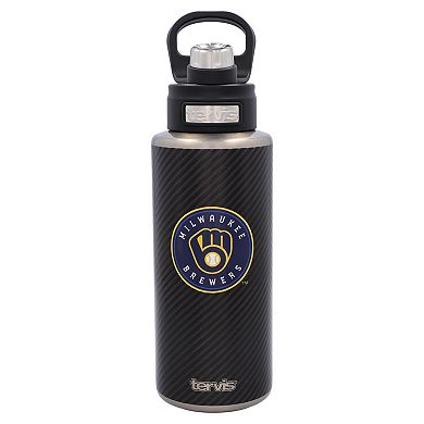 Tervis Milwaukee Brewers 32oz. Carbon Fiber Wide Mouth Bottle