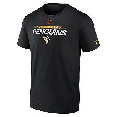 Men's Fanatics Branded Black Pittsburgh Penguins Special Edition 2.0 Authentic Pro T-Shirt