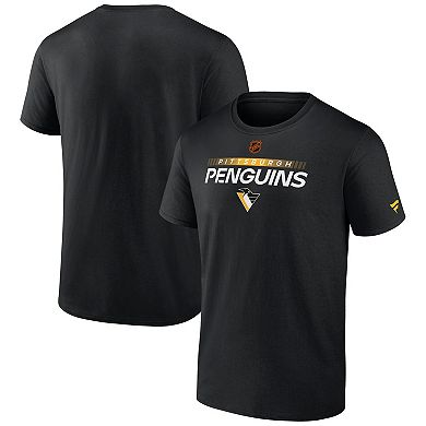 Men's Fanatics Branded Black Pittsburgh Penguins Special Edition 2.0 Authentic Pro T-Shirt