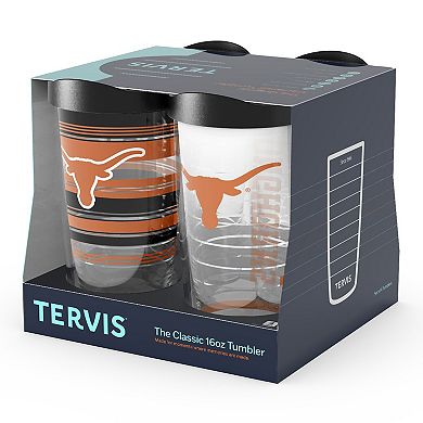 Tervis Texas Longhorns 4-Pack 16oz. Emblem, Hype Stripes, Arctic & Competitor Tumbler Set