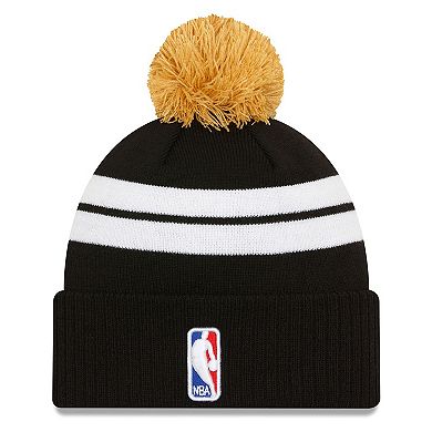 Men's New Era  Black Memphis Grizzlies 2023/24 City Edition Cuffed Pom Knit Hat