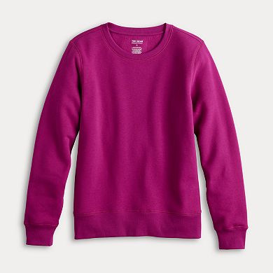 Petite Tek Gear® Ultrasoft Fleece Crewneck Pullover