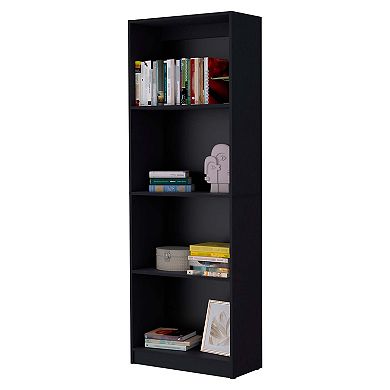 Sutton Bookcase With Tier Storage Shelves