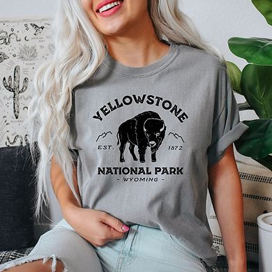 Vintage Yellowstone National Park Garment Dyed Tees