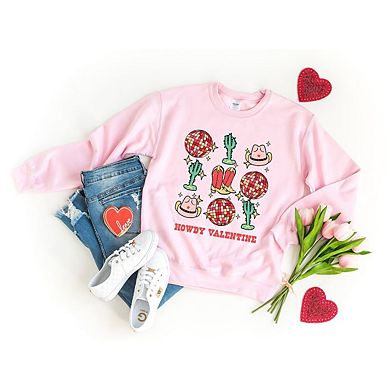 Cowgirl Valentine Disco Sweatshirt