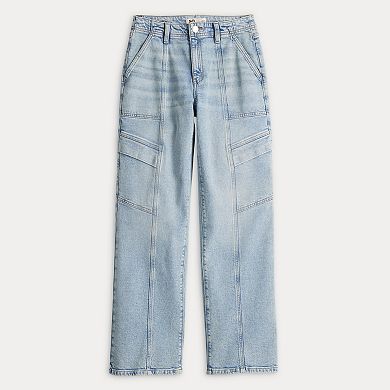 Juniors' SO® Low Rise Carpenter Utility Jeans