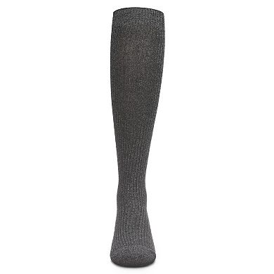 Big Kids Thin Ribbed Girls Cotton Blend Knee High Sock