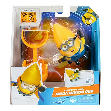 Despicable Me 4 Launch & Crash Mega Minion Gus Toy