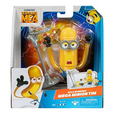 Despicable Me 4 Wild Spinning Mega Minion Tim Toy
