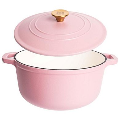 Lexi Home 6 Qt Round Enameled Dutch Oven