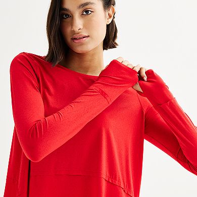 Juniors' SO® Relaxed Long Sleeve Tee