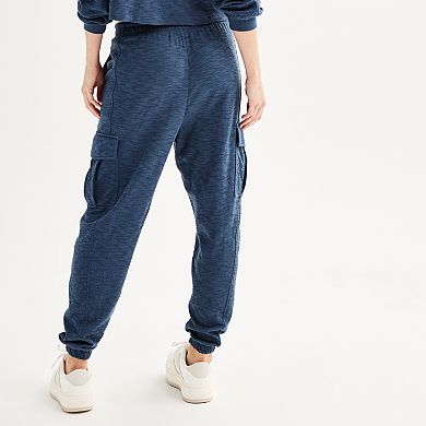 Juniors' SO® Doublecloth Cargo Joggers