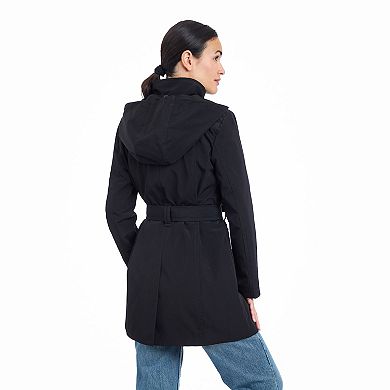 Women's London Fog Zip Front Raincoat