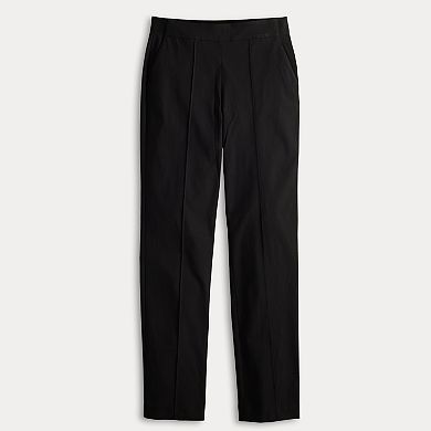 Women's Simply Vera Vera Wang Pintuck Slim Straight Pants