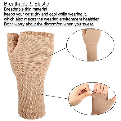 1 Pair Wrist Support Sleeves Wrist Compression Sleeves Unisex