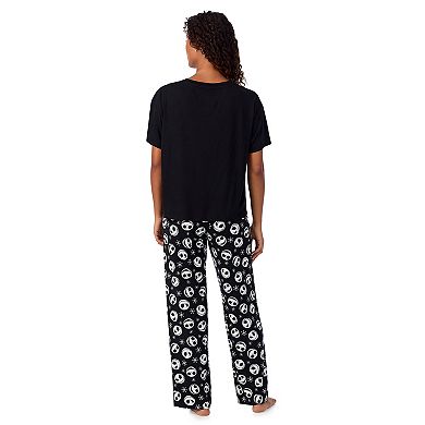 Disney's The Nightmare Before Christmas Women's Boxy Sleep Tee and Pants Set