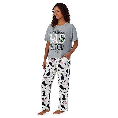 Women's Wizard of Oz Bad Witch Boxy Sleep Tee and Pants Set