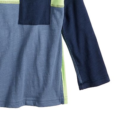 Toddler Boy & Boys 4-12 Jumping Beans?? Adaptive Sensory Long Sleeve Pocket Tee