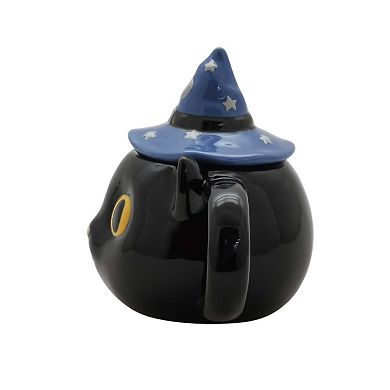 Celebrate Together™ Halloween Lidded Figural Wizard Cat Mug