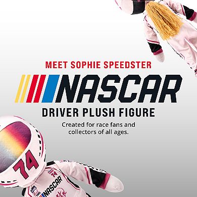 NASCAR 14 Inch Sophie Speedster Driver Plush Figure