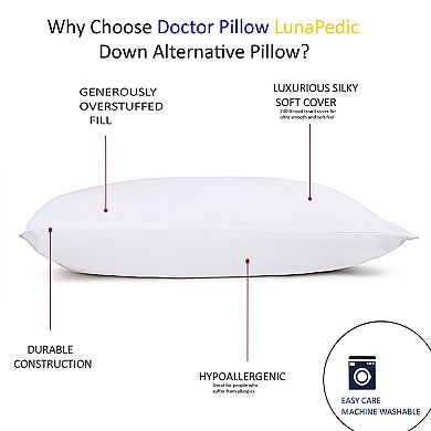 Dr. Pillow Luna Pedic Ultra Cloud Pillow 2 Pack Of Pillow