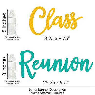 Big Dot Of Happiness Still Got Class - Reunion Party Decor - 36 Cutouts And Banner Letters