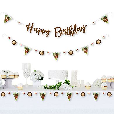 Big Dot Of Happiness Forest Hedgehogs Woodland Birthday Party Letter Banner Decoration