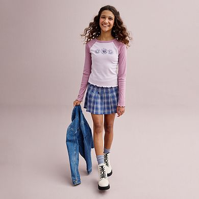 Girls 6-20 SO® Knit Pleated Pull-On Skirt in Regular & Plus Size