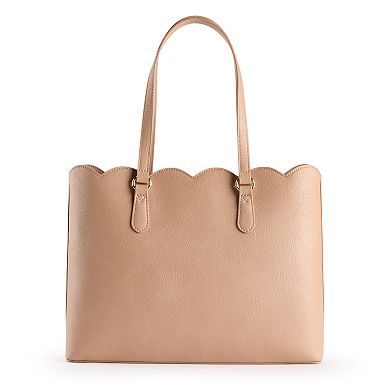 LC Lauren Conrad Hollis Scallop Tote Bag