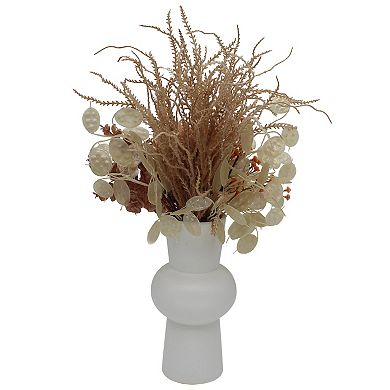 Lunaria And Mixed Florals In Vase