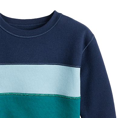 Toddler & Boys 4-12 Jumping Beans® Adaptive Fleece Colorblock Sweatshirt