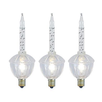 Novelty Lights Traditional Christmas Bubble Light Set C7/e12 Candelabra Base 5 Watt Light 7 Pack