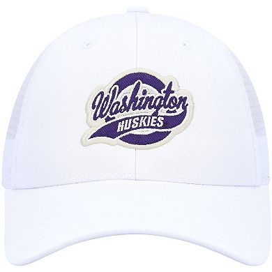 Men's Ahead  White Washington Huskies Brant Trucker Adjustable Hat
