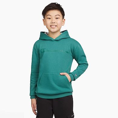 Boys 8-20 Champion® Long Sleeve Tonal Script Hoodie