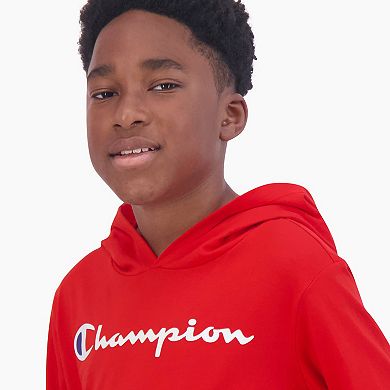 Boys 8-20 Champion® Signature Long Sleeve Hooded Tee