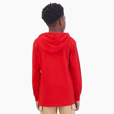 Boys 8-20 Champion® Signature Long Sleeve Hooded Tee