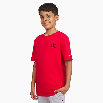 Boys 8-20 Champion® Short Sleeve Embroidered Logo Tee