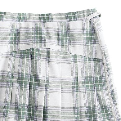 Girls 7-16 SO?? Adaptive Knit Pleated Pull-On Skirt