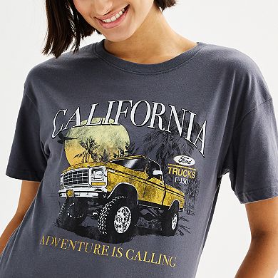 Juniors' Ford California Truck Adventure is Calling Graphic Tee