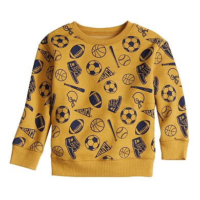 Baby & Toddler Boys Jumping Beans?? Fleece Crewneck Pullover