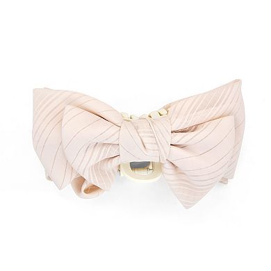 Large Fabric Bow Hair Clip