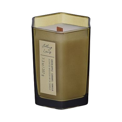 Sonoma Goods For Life® 7.3-oz. Falling Leaves Medium Hexagon Candle Jar