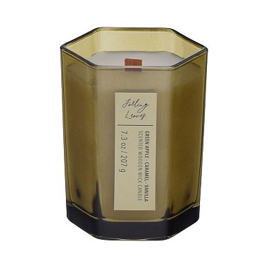 Sonoma Goods For Life® 7.3-oz. Falling Leaves Medium Hexagon Candle Jar