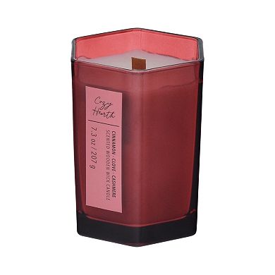 Sonoma Goods For Life® 7.3-oz. Cozy Hearth Medium Hexagon Candle Jar