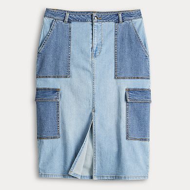 Women's INTEMPO??? Denim Cargo Skirt