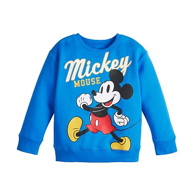 Disney's Mickey Mouse Boys 4-12 Fleece Crewneck by Jumping Beans®