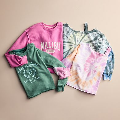 Girls 7-16 SO?? Cropped Sweatshirt in Regular & Plus Size