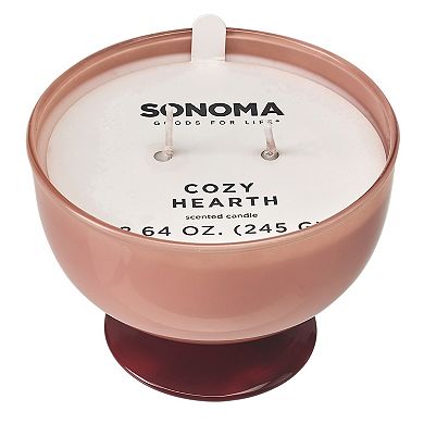 Sonoma Goods For Life® Cozy Hearth Pedestal Candle