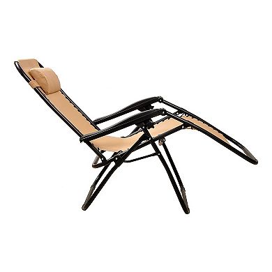 Elevon Adjustable Outdoor Zero Gravity Recliner Lounge Chair, Set Of 2