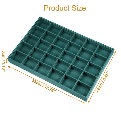30 Grid Jewelry Tray Stackable Tray For Rings Earrings Necklace Bracelet
